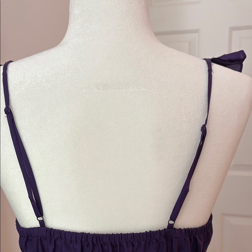 Purple Ruffle Dress - Picture 4 of 6